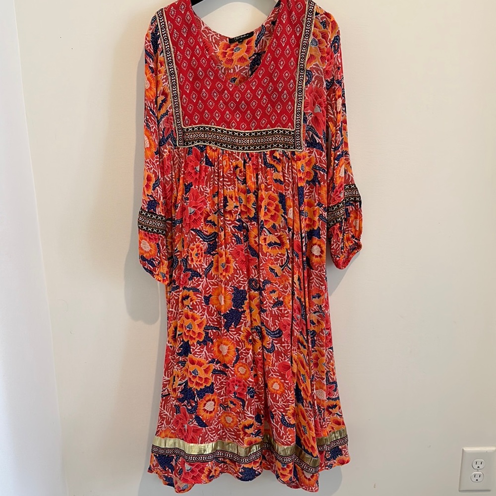 Anthropologie RD Koko Midi dress